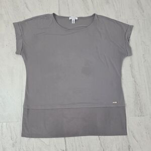 Calvin Klein Charcoal Short Sleeve Tunic